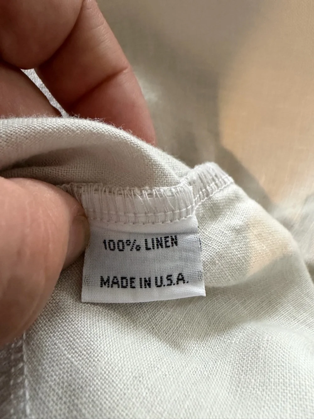 bryn Walker Sleeveless Cowl Neck Dress in Light Beige 100% Linen - Picture 8 of 9